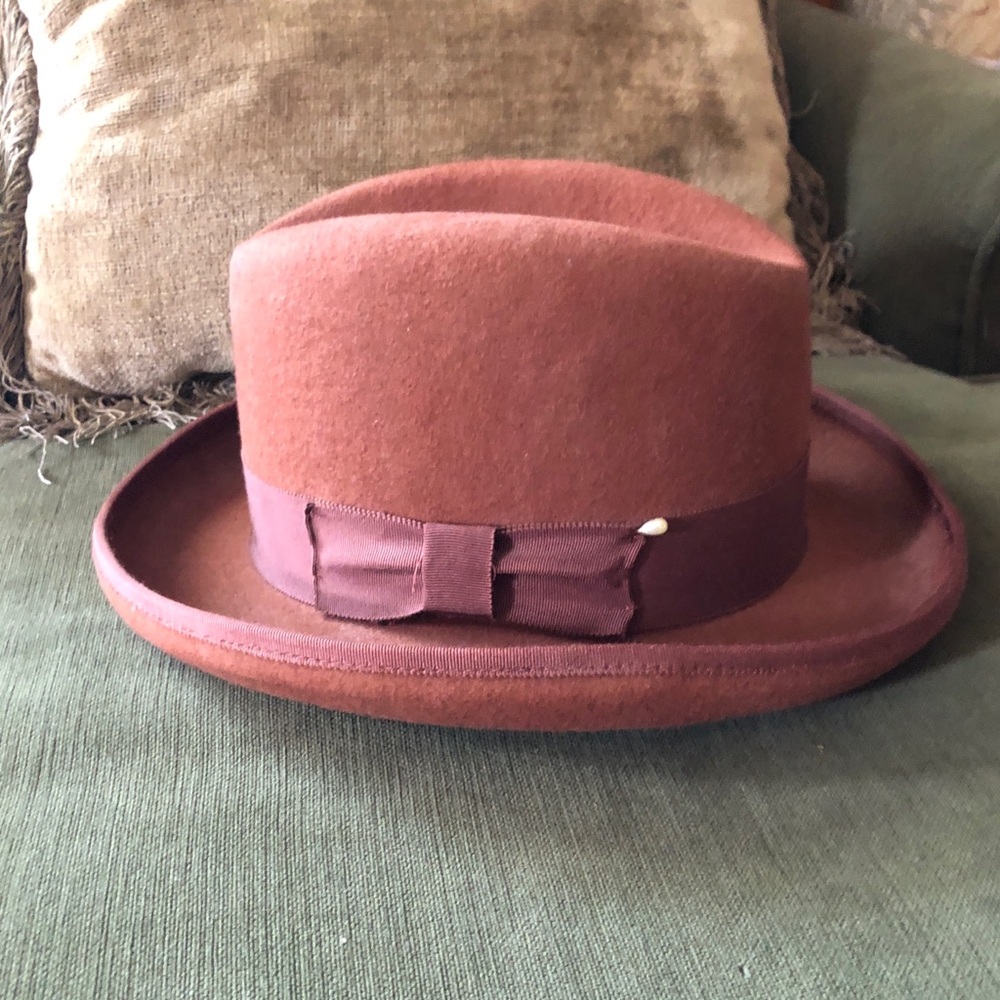 Godfather by Capas Wool Hat with Ribbon